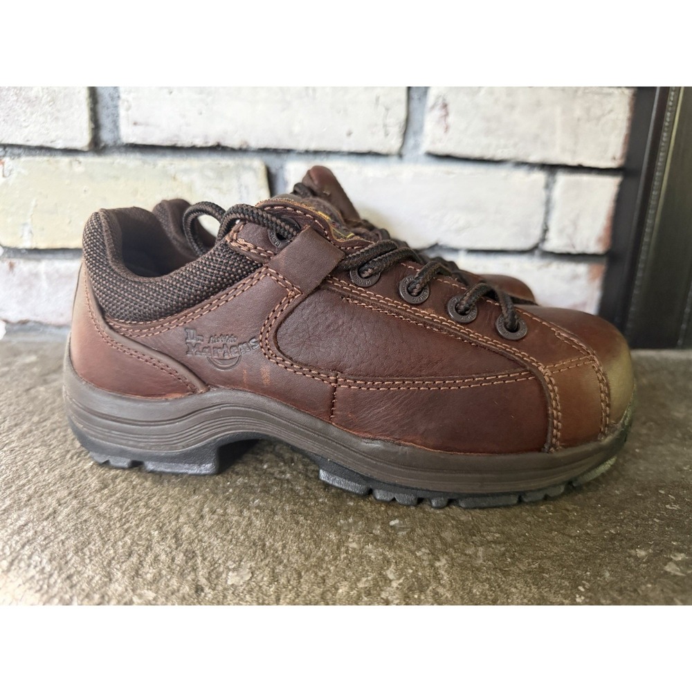Dr. Doc Martens Industrial Composite Toe Safety Shoes Men 5 Women's 6.5 Leather